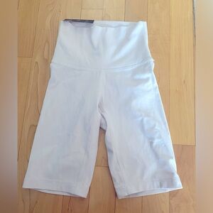 TNA light blue high rise butter shorts